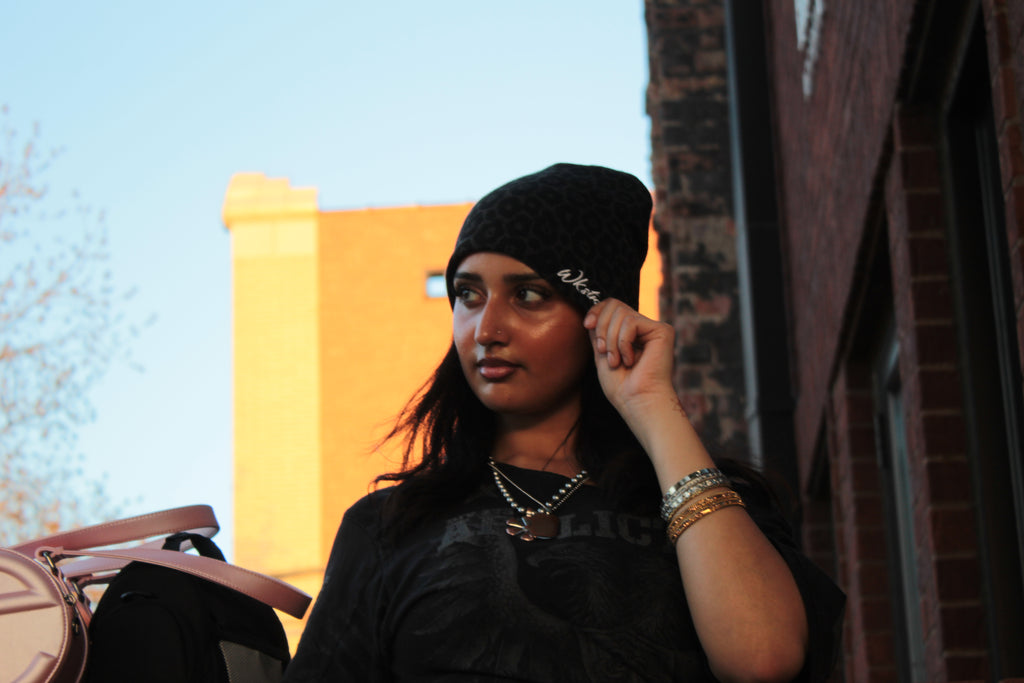 leaopard print Beanie